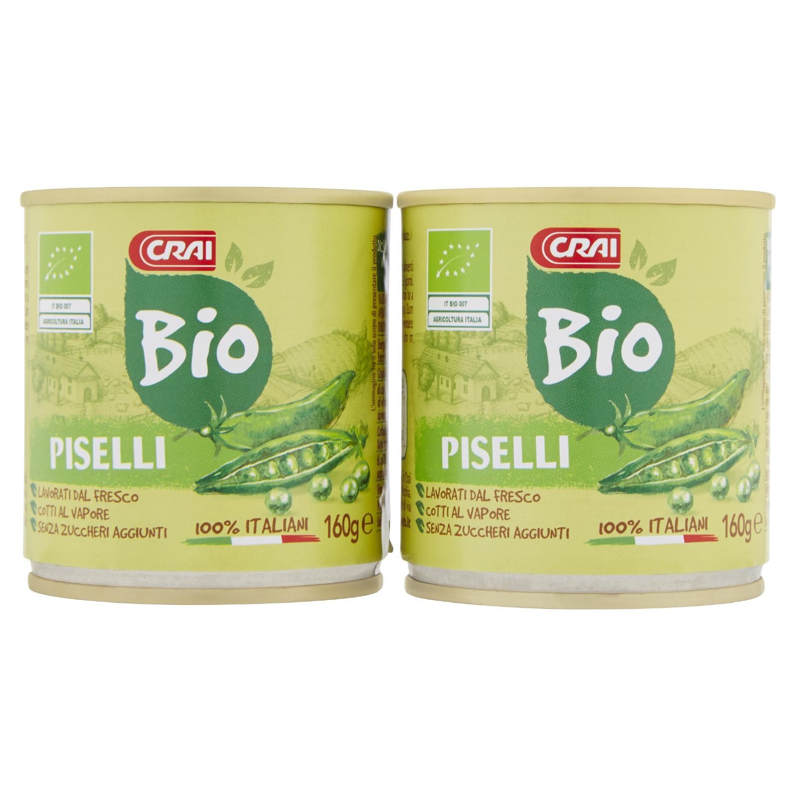 Crai Bio Piselli 2 x 160 g