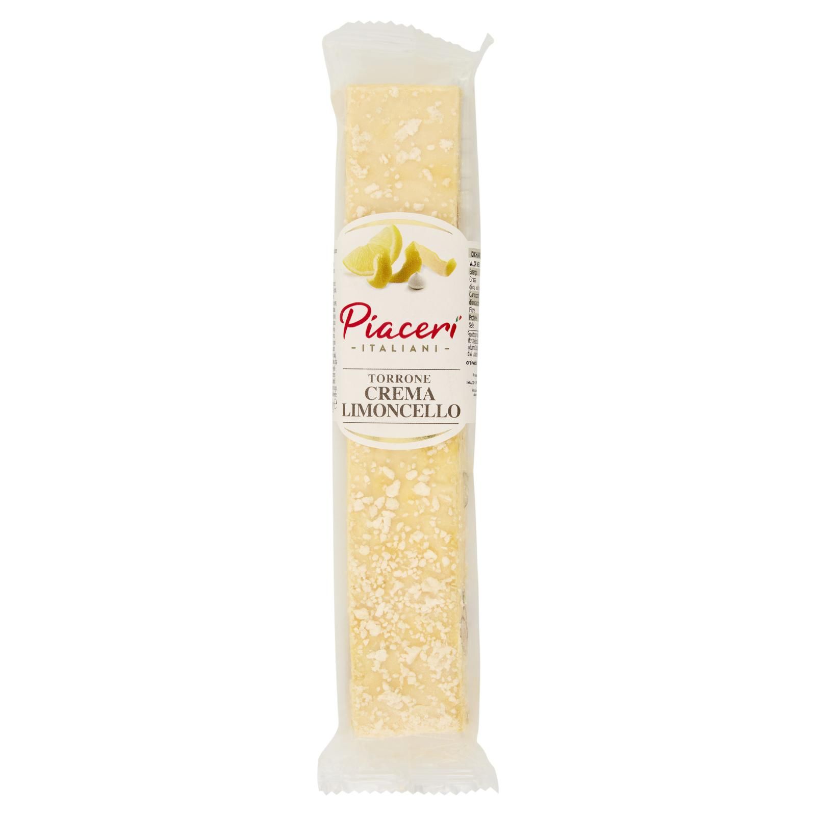 Piaceri Italiani Torrone Crema Limoncello 100 g