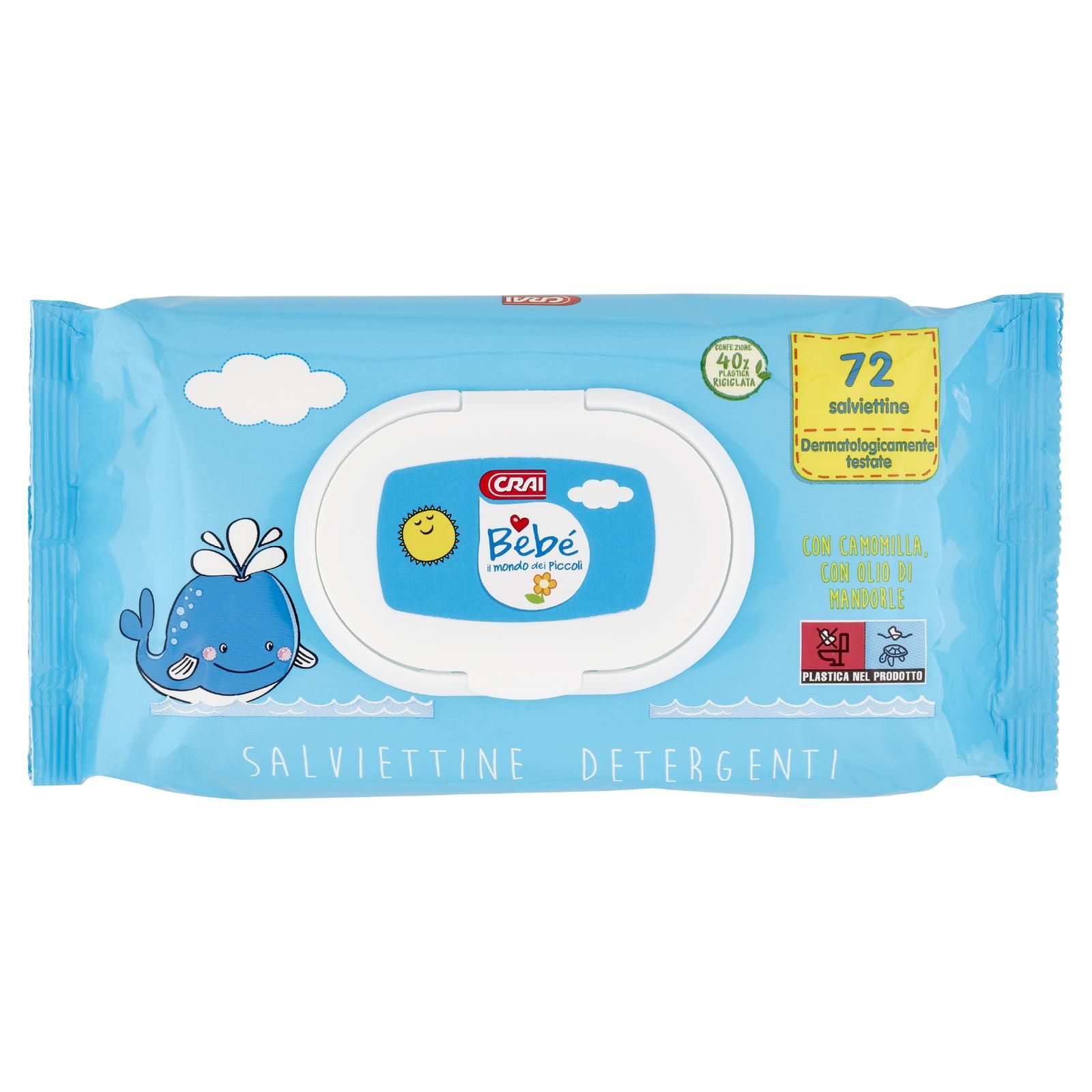 Crai Bebè Salviettine Detergenti 72 pz