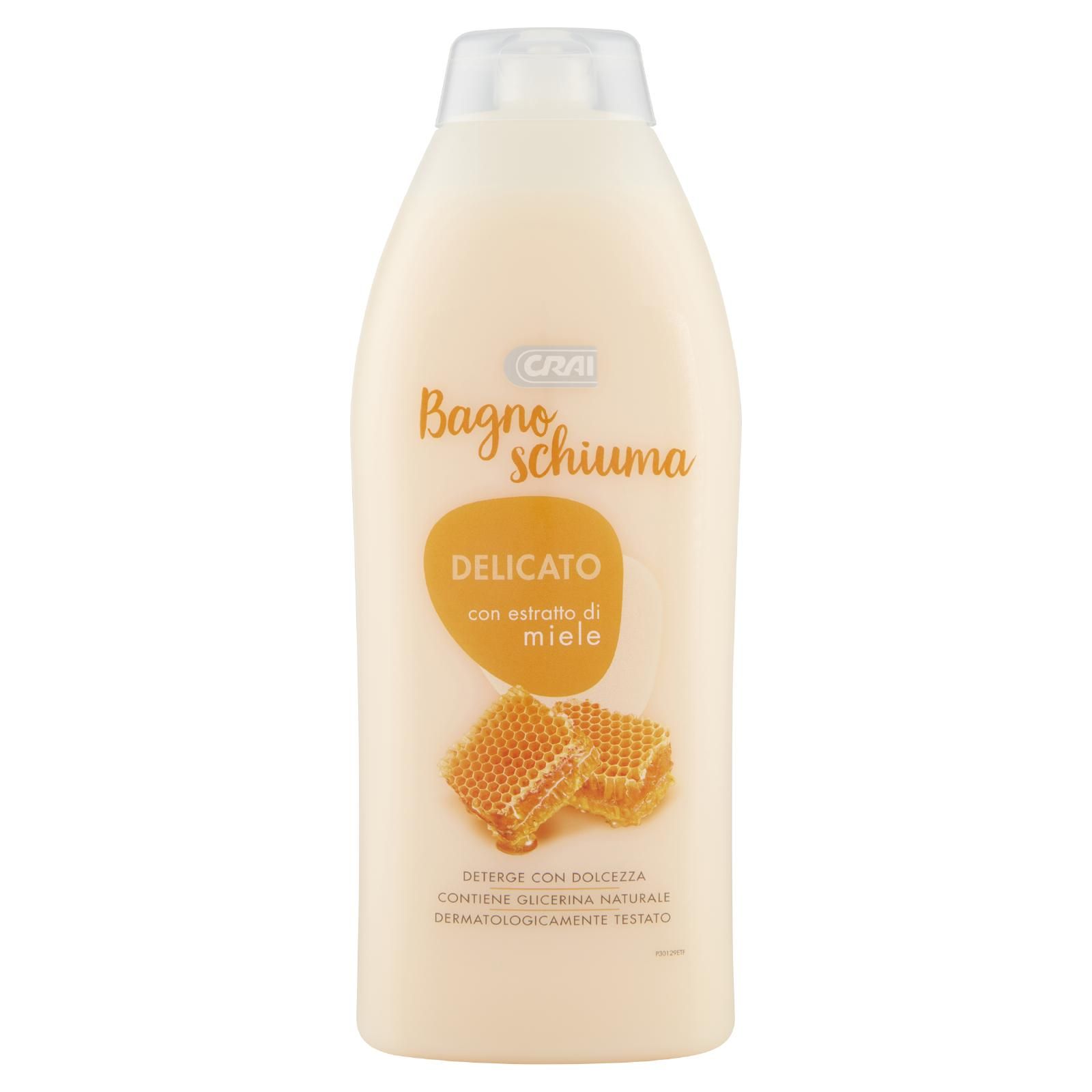 Crai Bagno schiuma Delicato con estratto di miele 750 ml