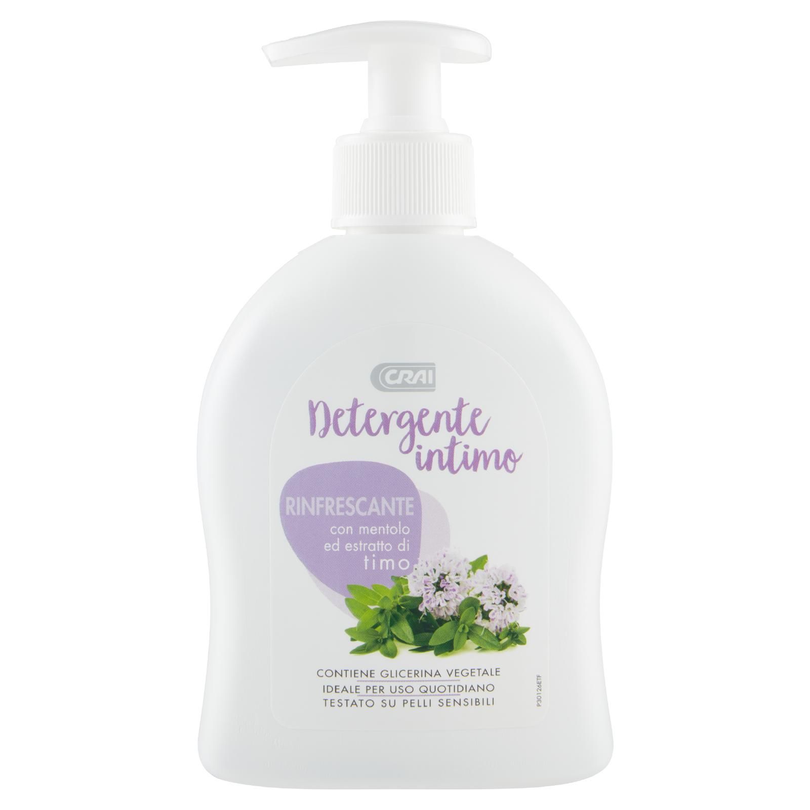 Crai Detergente intimo Rinfrescante con mentolo ed estratto di timo 300 ml