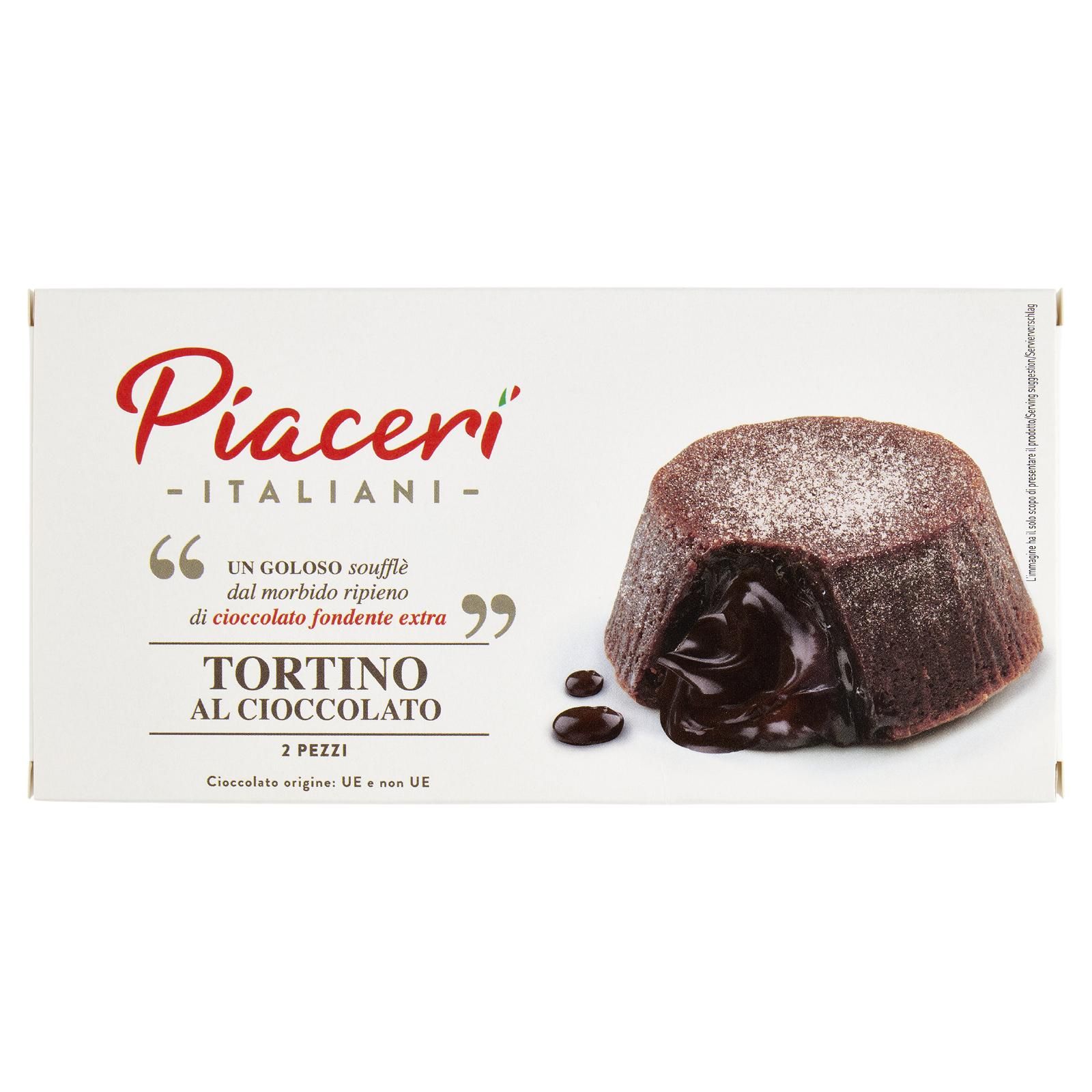 Piaceri Italiani Tortino Al Cioccolato 2 x 100 g