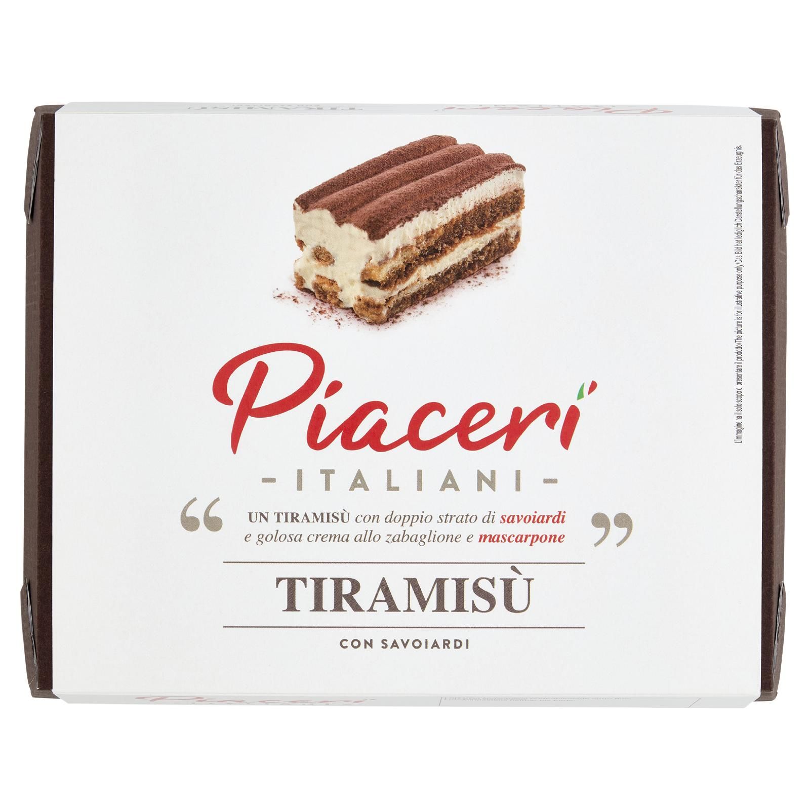 Piaceri Italiani Tiramisù Con Savoiardi 500 g