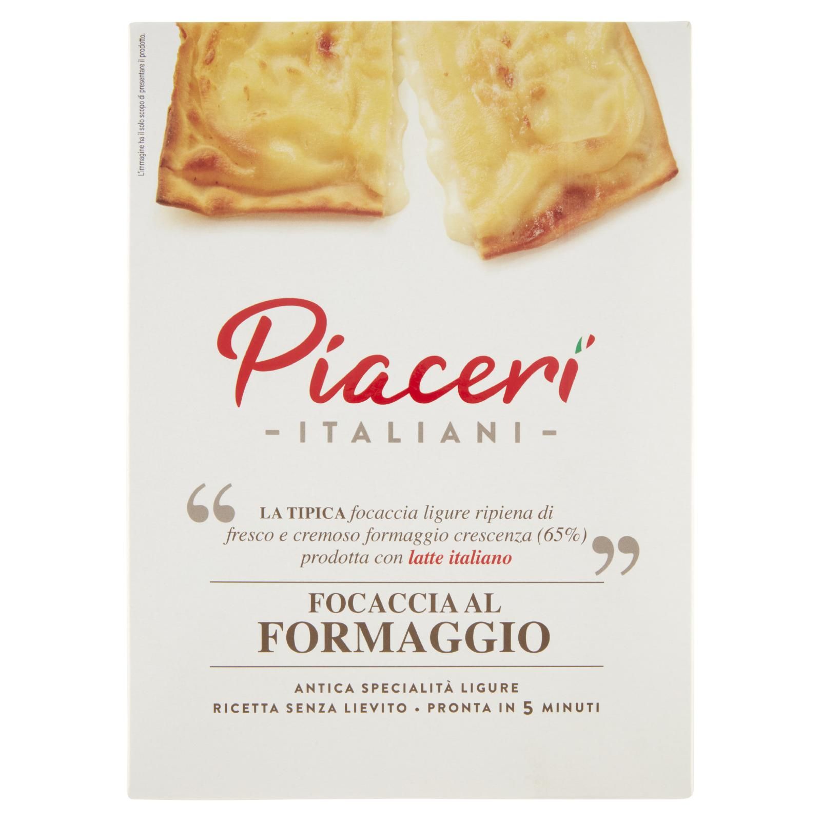 Piaceri Italiani Focaccia Al Formaggio 2 x 160 g