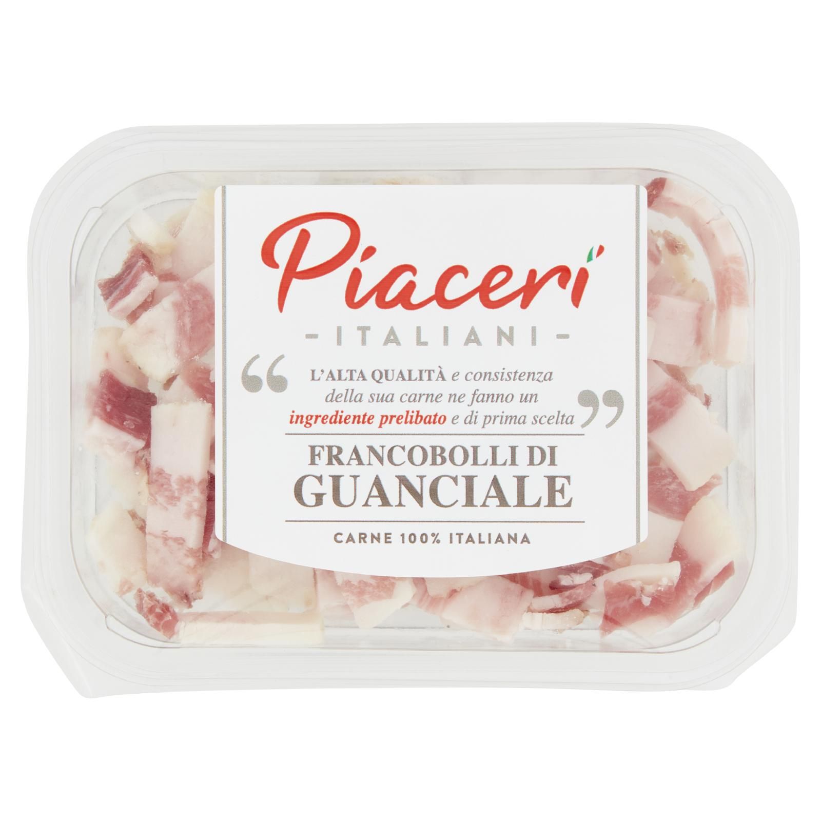 Piaceri Italiani Francobolli di Guanciale 100 g