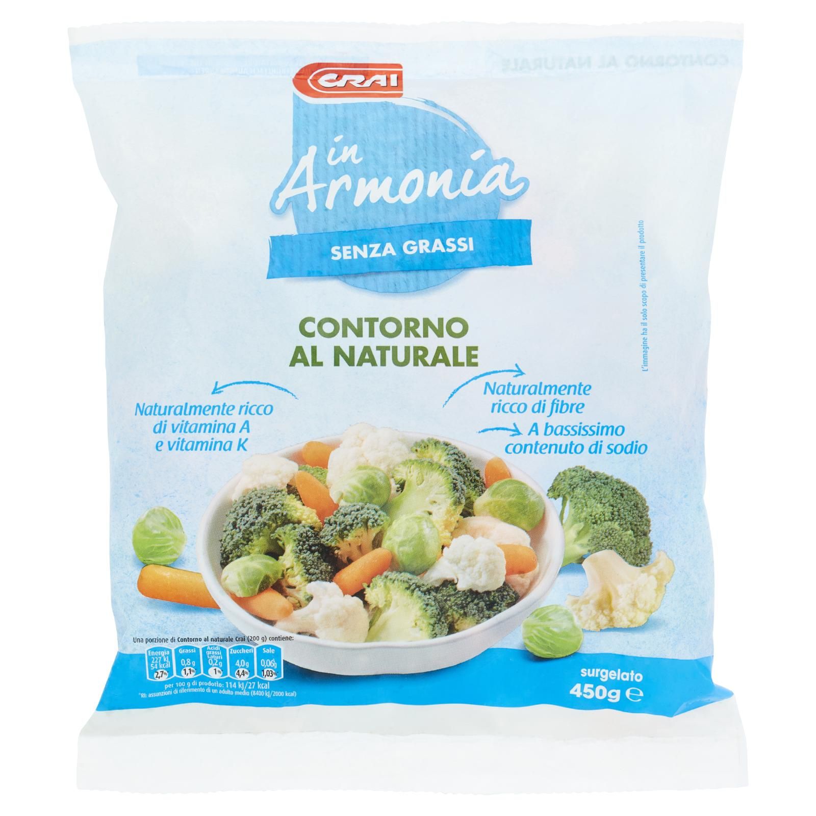 Crai in Armonia Contorno Al Naturale surgelato 450 g