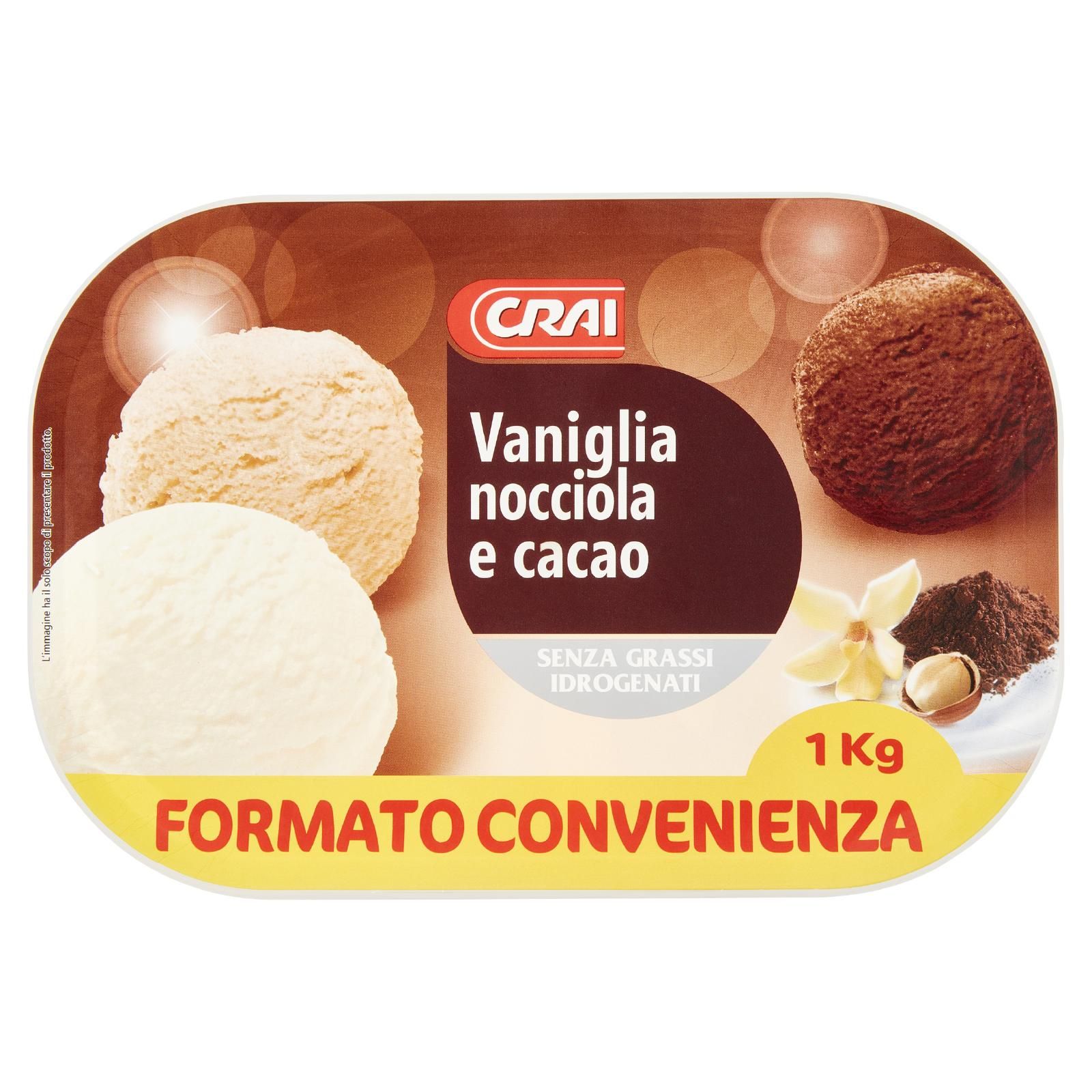 Crai Vaniglia nocciola e cacao 1 Kg