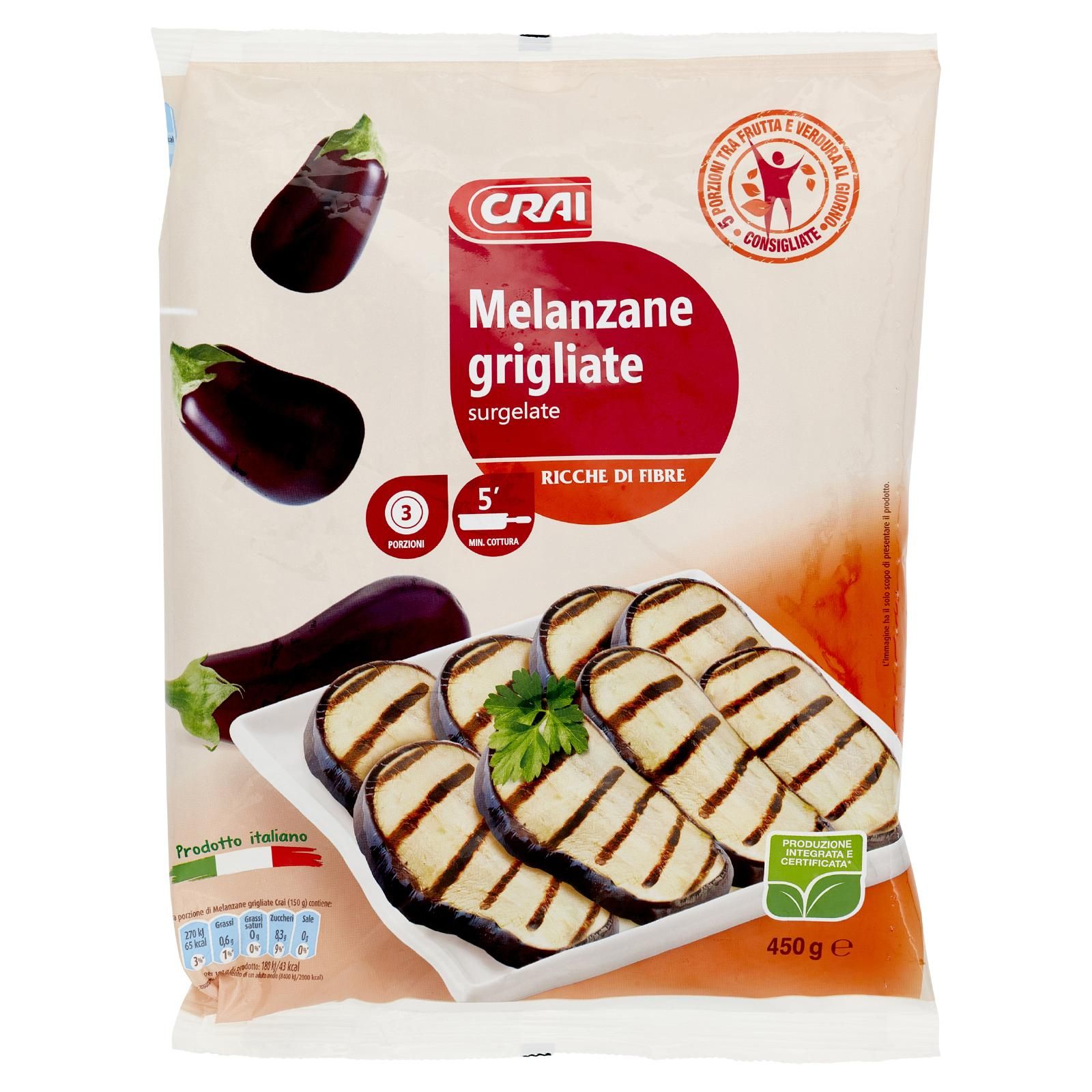 Crai Melanzane grigliate surgelate 450 g