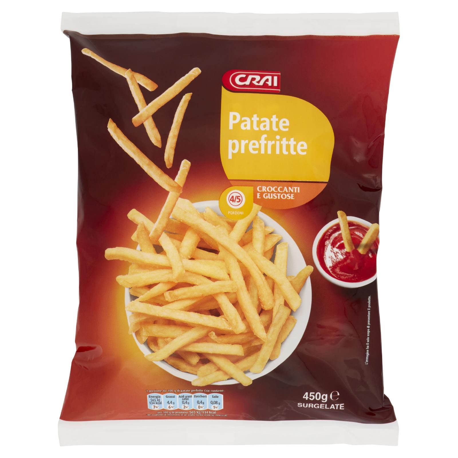 Crai Patate prefritte Surgelate 450 g