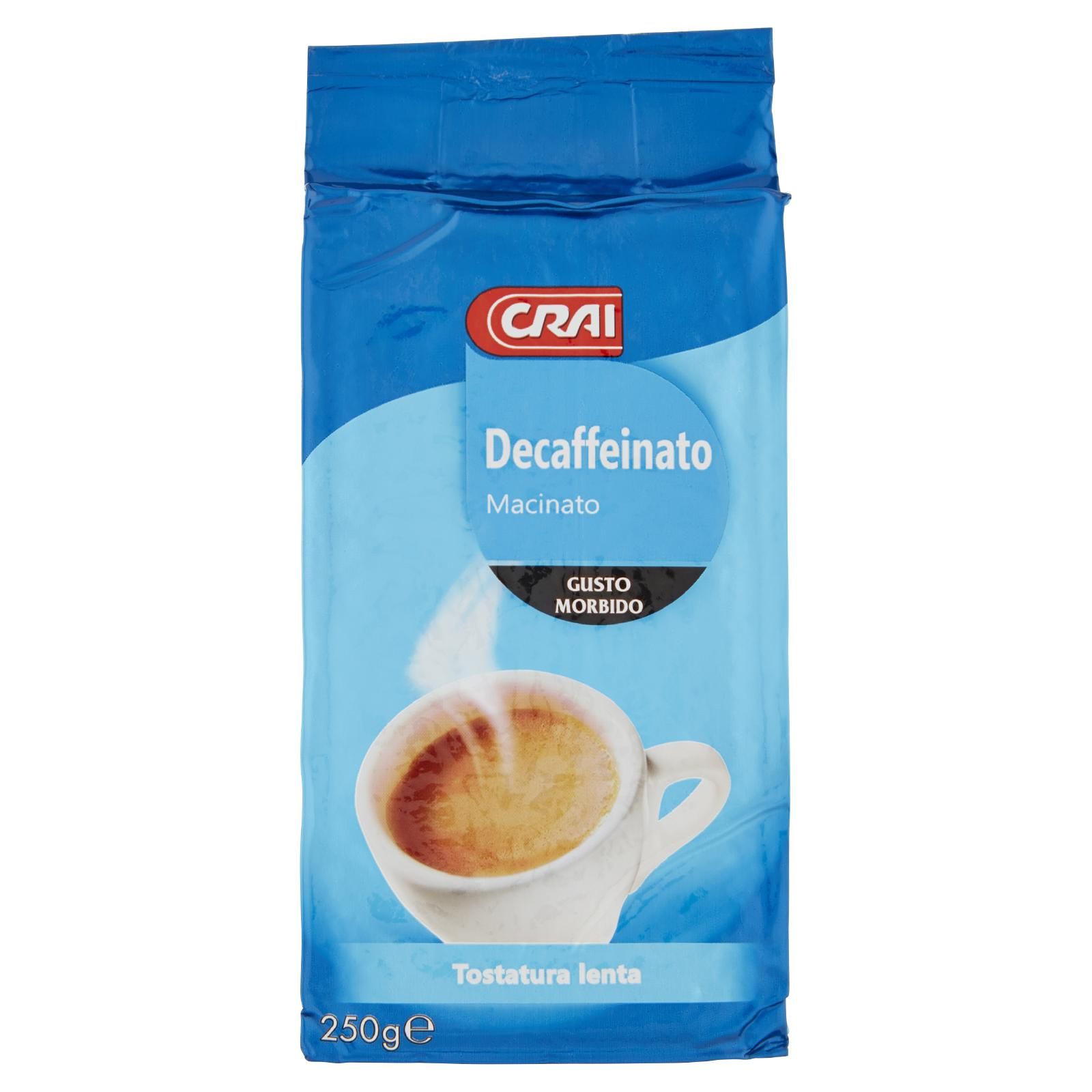 Crai Decaffeinato Macinato 250 g