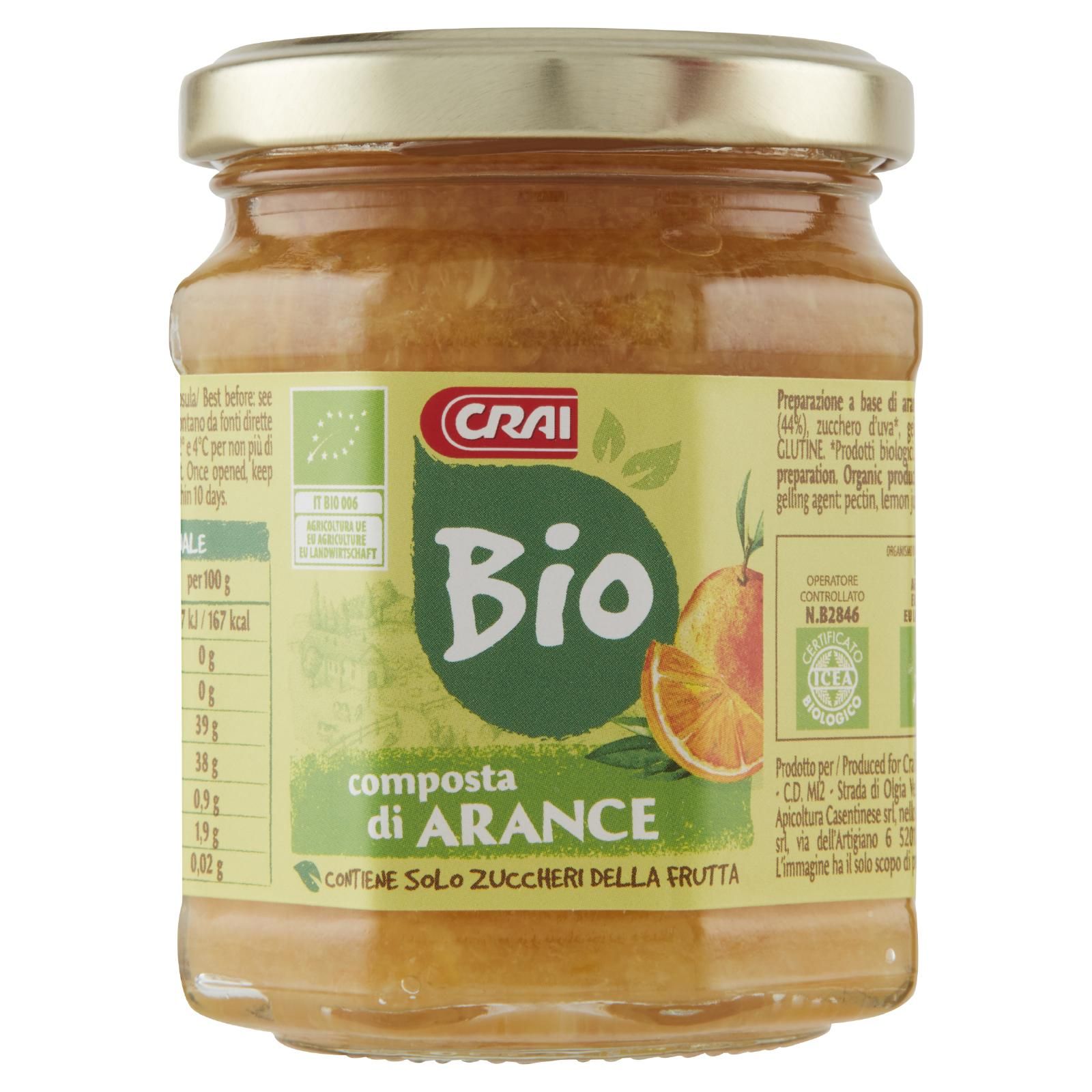 Crai Bio composta di Arance 240 g