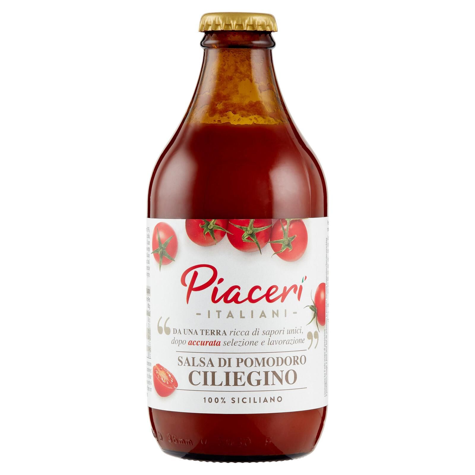 Piaceri Italiani Salsa di Pomodoro Ciliegino 330 ml