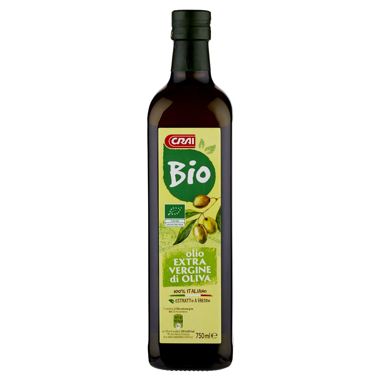 Crai Bio olio Extra Vergine di Oliva 750 ml