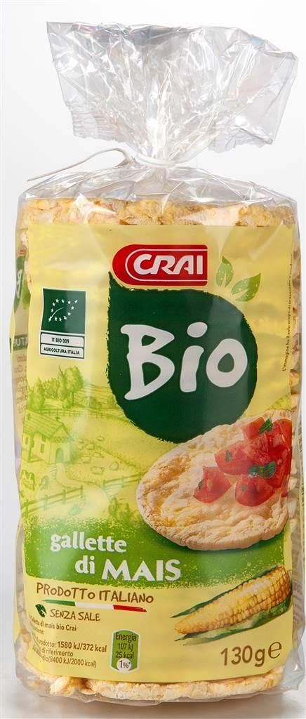 gallette mais senza sale bio crai 130 grammi