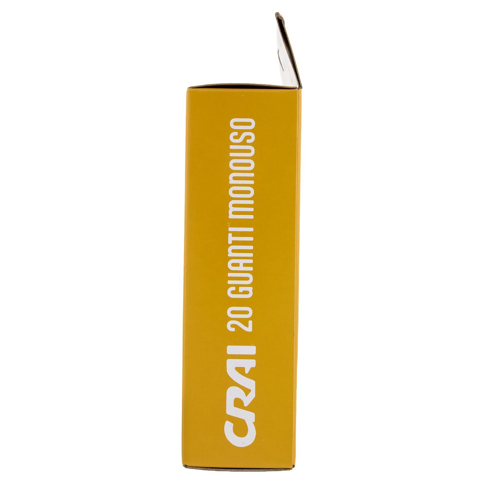 Crai Guanti monouso Latex Free in nitrile Taglia L 20 pz