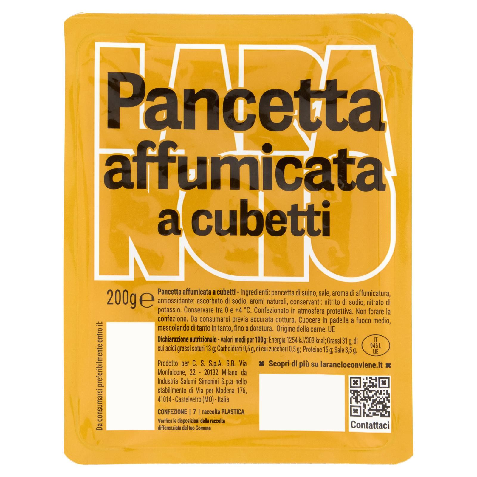 Larancio Pancetta affumicata a cubetti 200 g