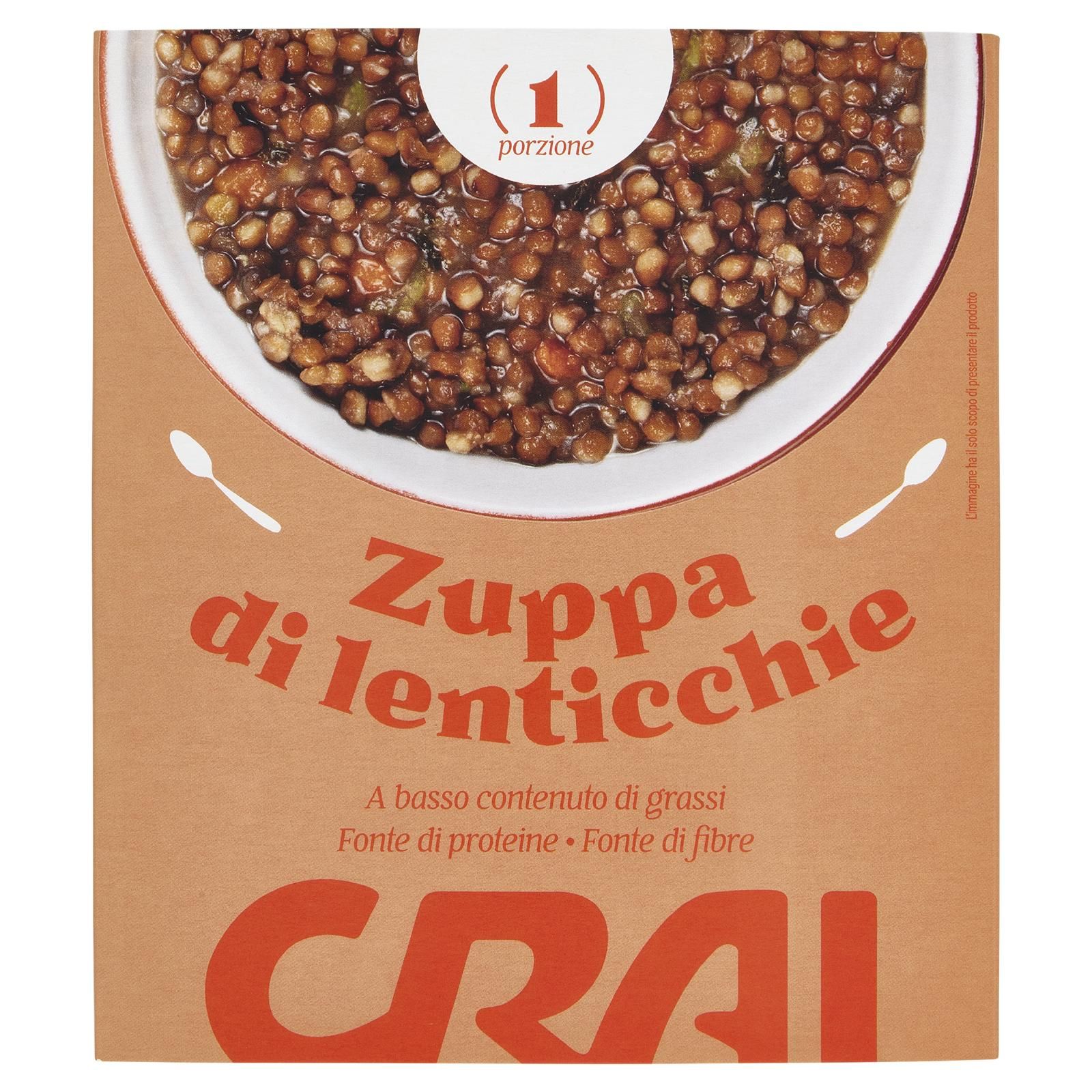 Crai Zuppa di lenticchie 350 g
