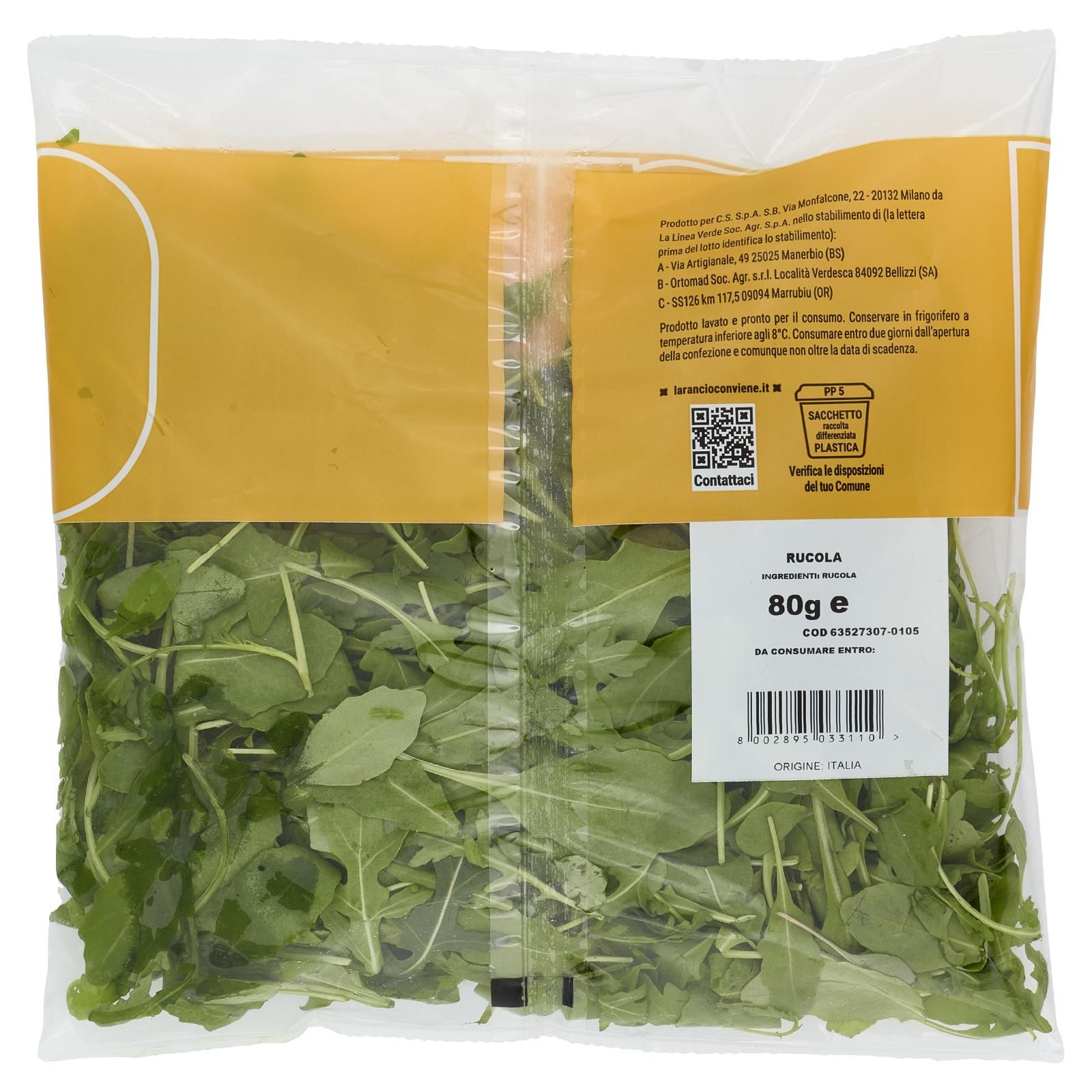 Larancio l'insalata Rucola 80 g
