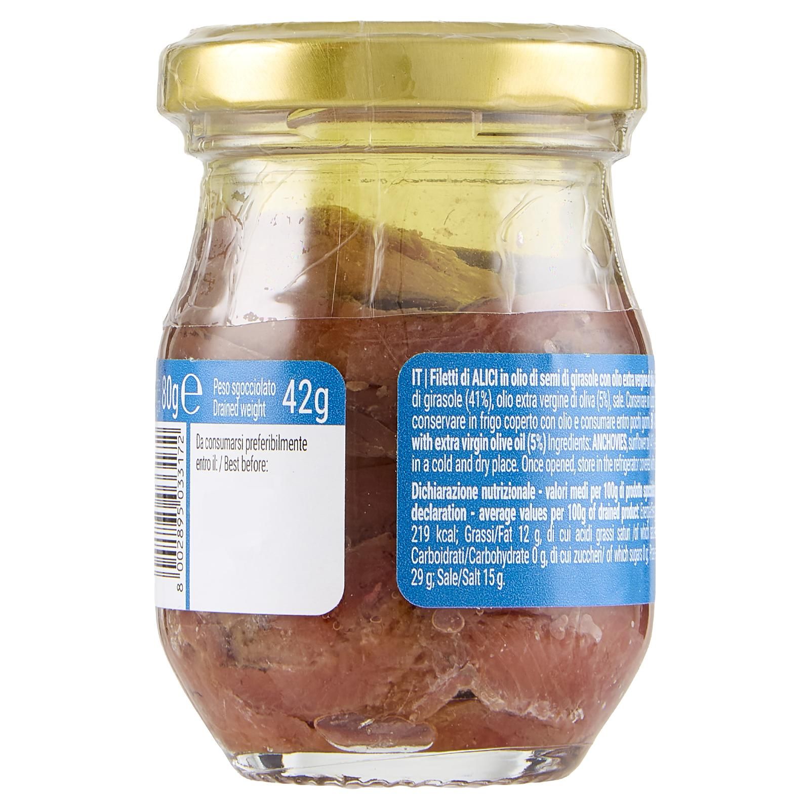Crai Filetti di Alici Sott'Olio 80 g
