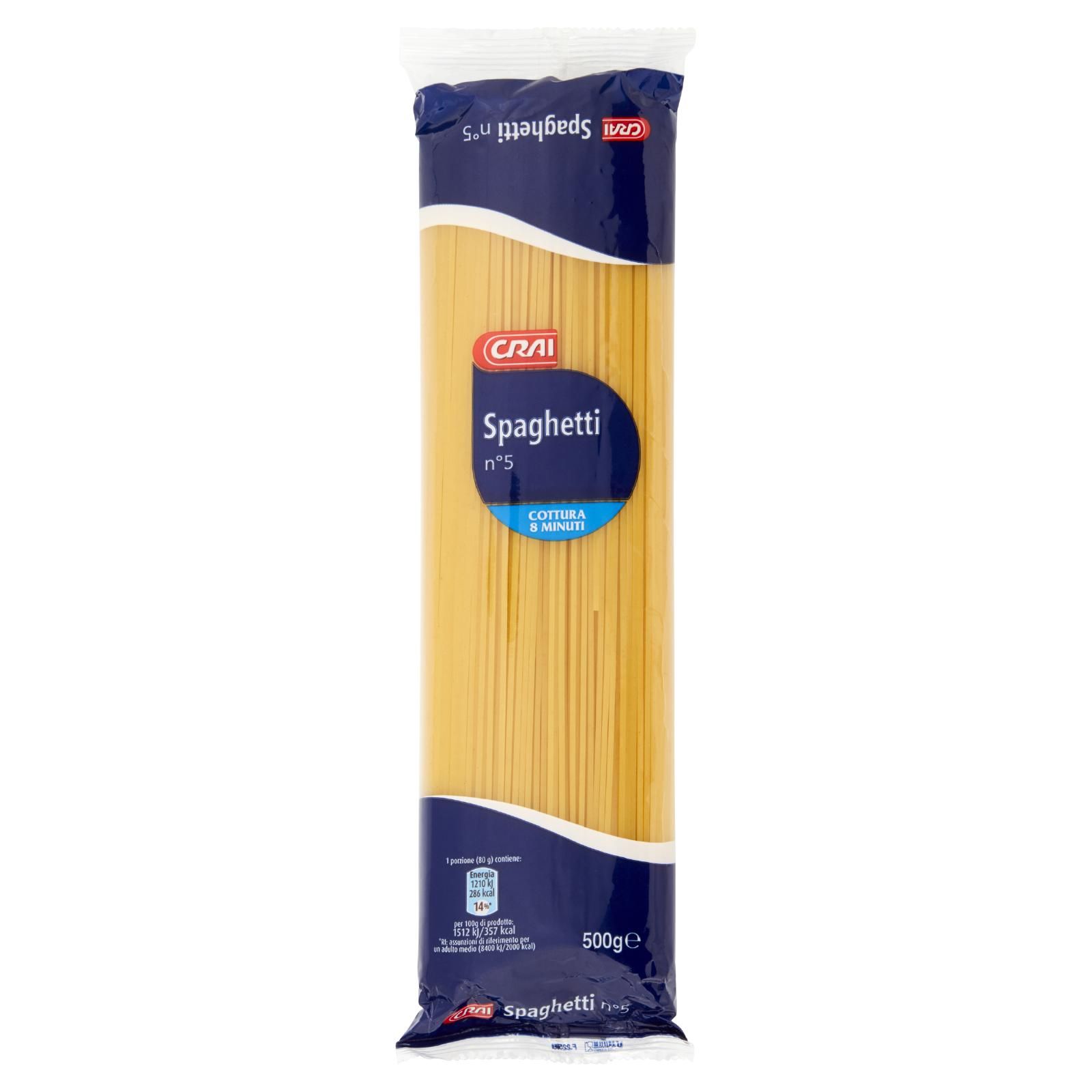 Crai Spaghetti n°5 500 g