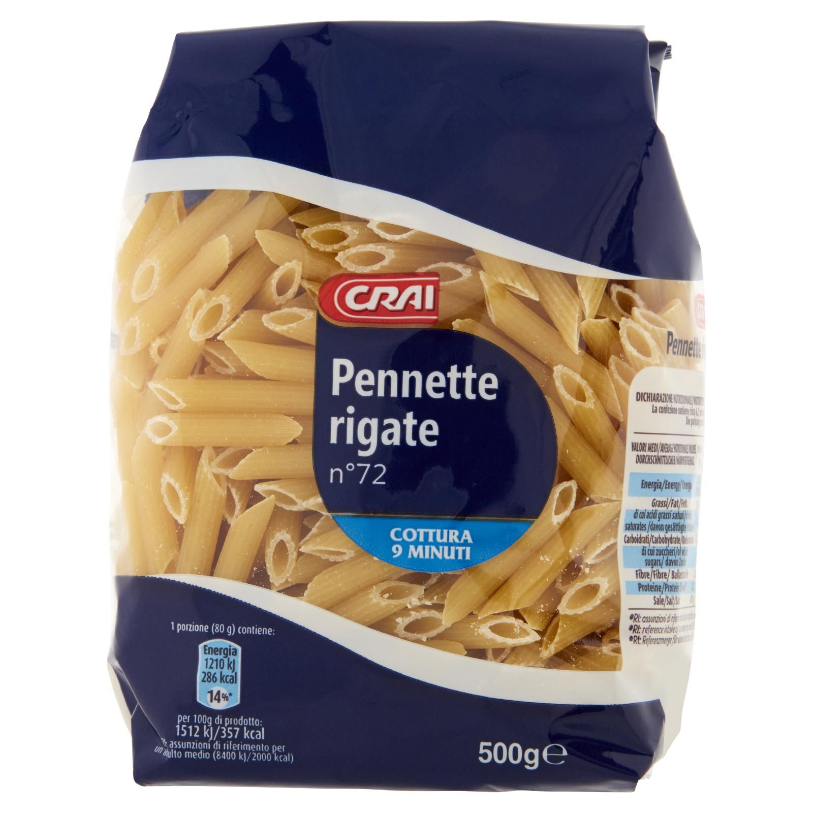 Crai Pennette Rigate n°72 500 g