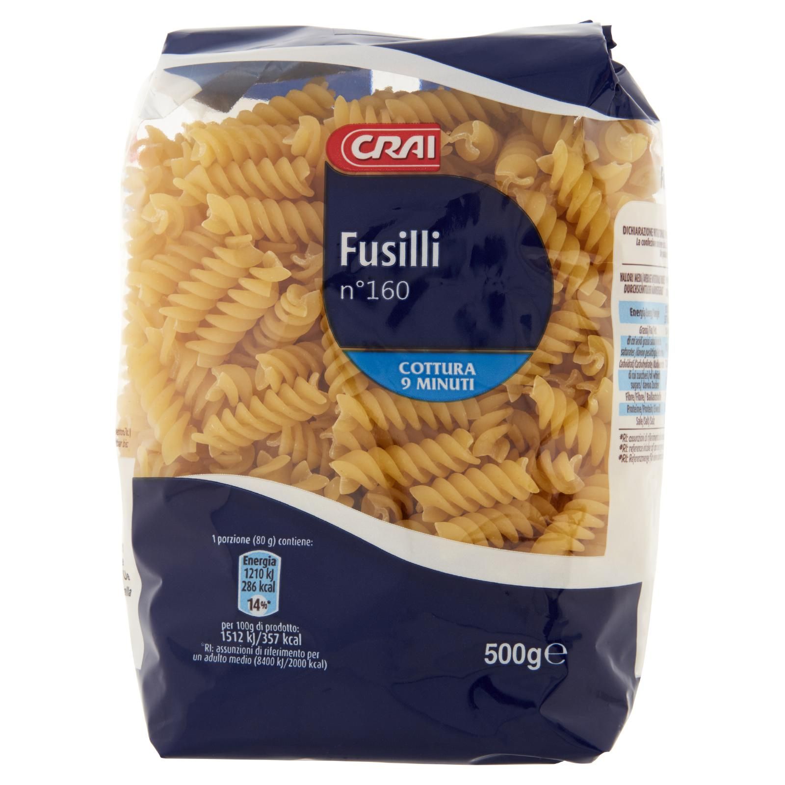 Crai Fusilli n°160 500 g
