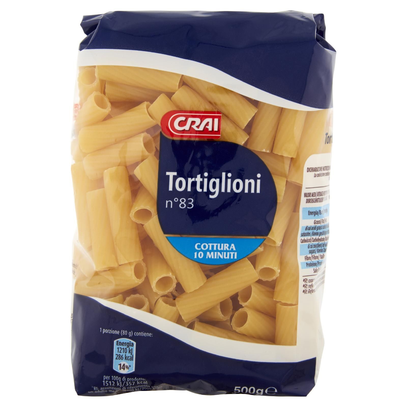 Crai Tortiglioni n°83 500 g
