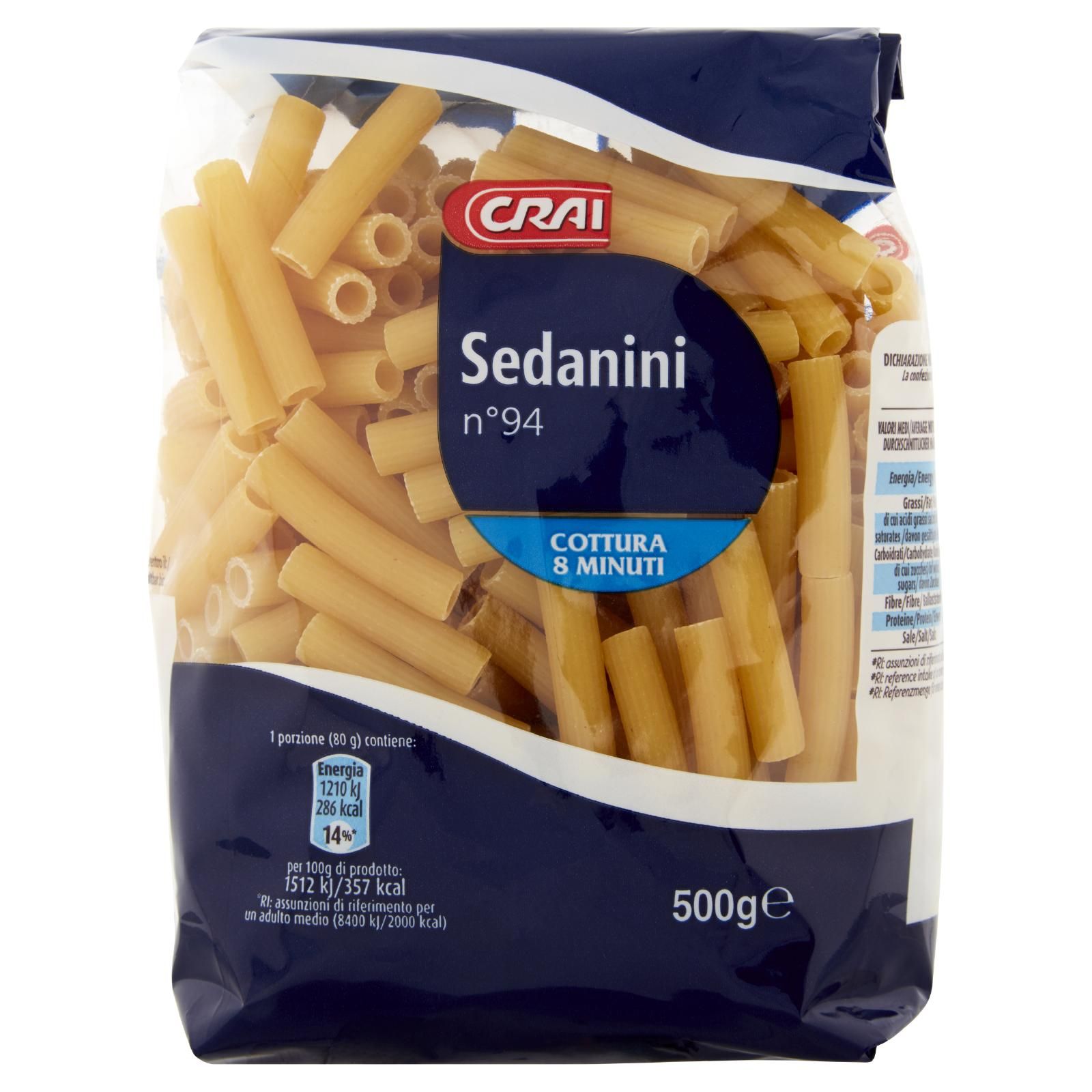 Crai Sedanini n°94 500 g