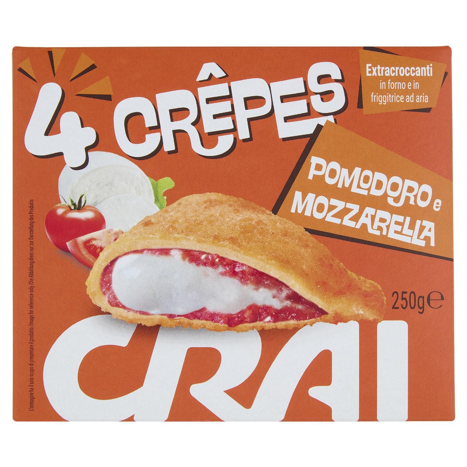 Crai 4 Crêpes Pomodoro e Mozzarella 4 x 62,5 g