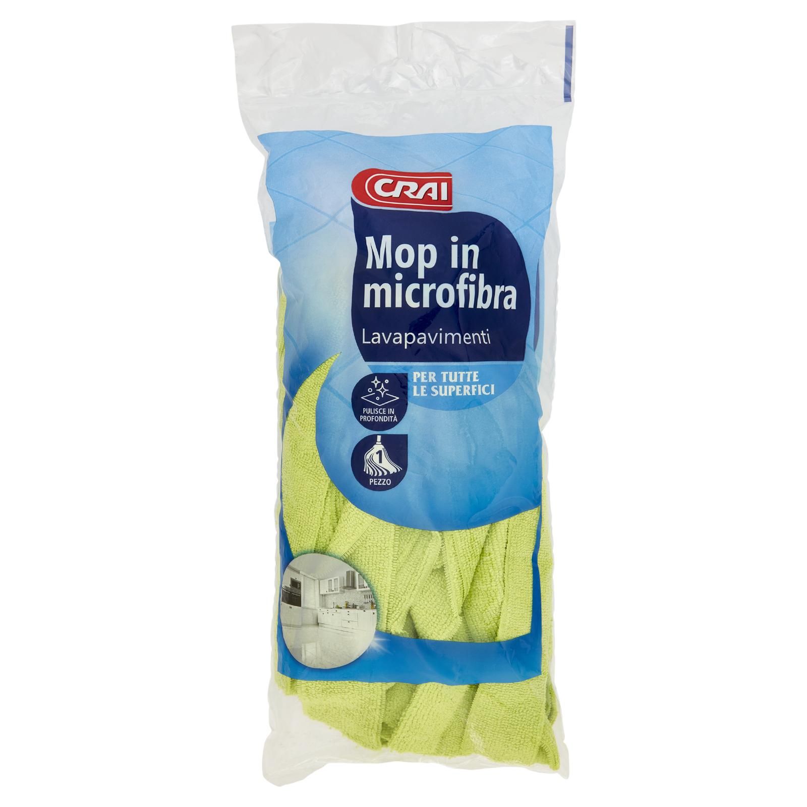 Crai Mop in microfibra Lavapavimenti 1 pz