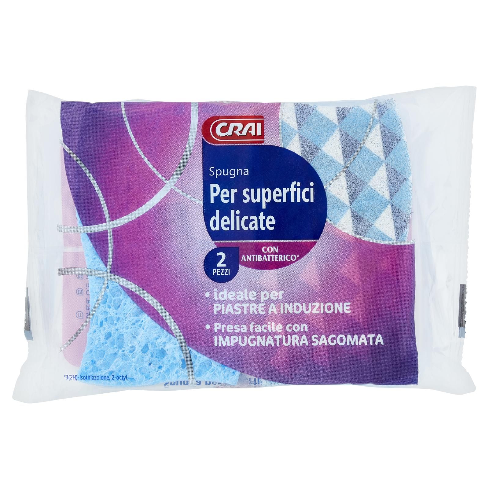 Crai Spugna per superfici delicate 2 pz