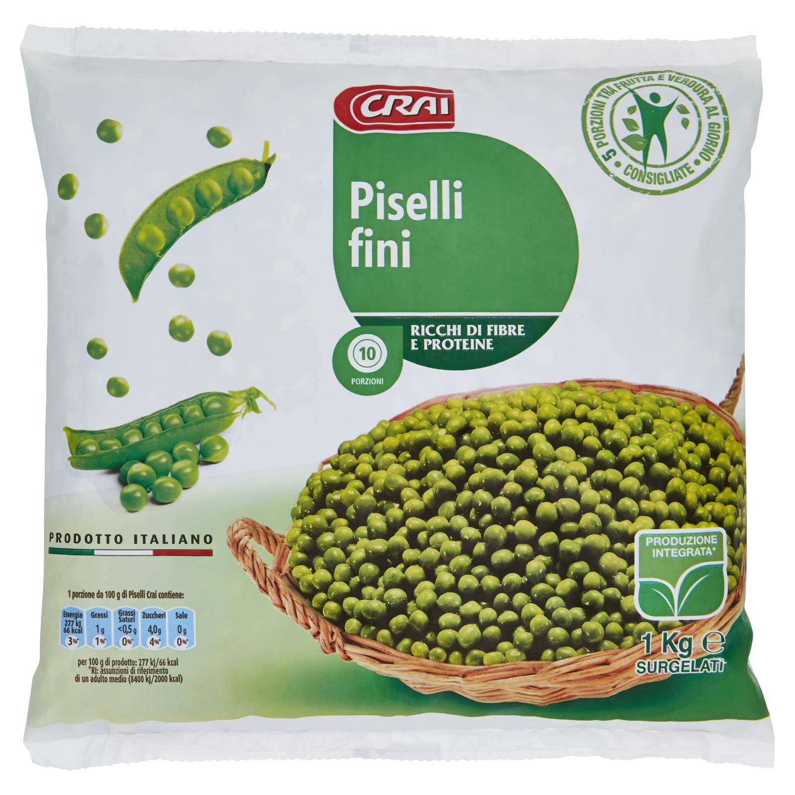 Crai Piselli fini Surgelati 1 Kg