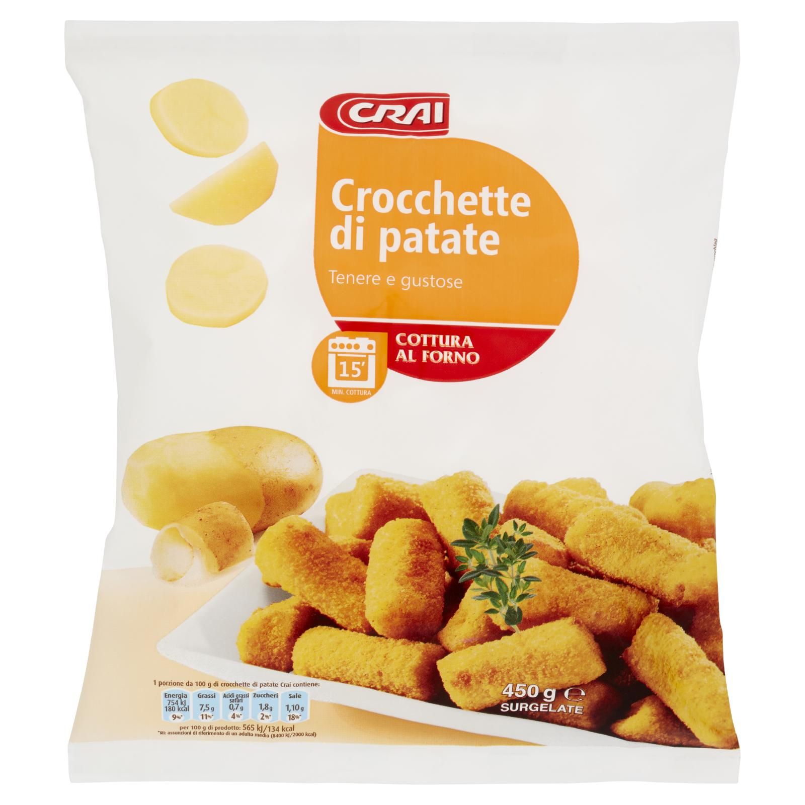 Crai Crocchette di patate Surgelate 450 g