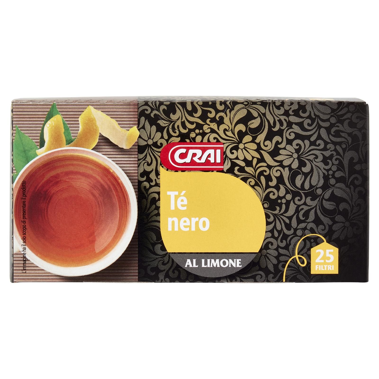 Crai Tè nero Al Limone Filtri 25 x 1,7 g