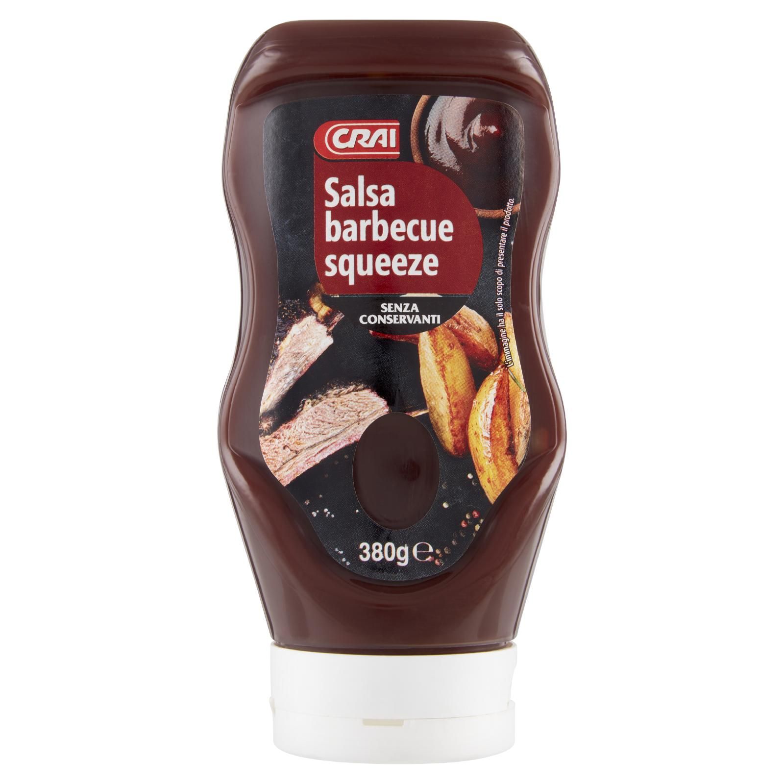 Crai Salsa barbecue squeeze 380 g