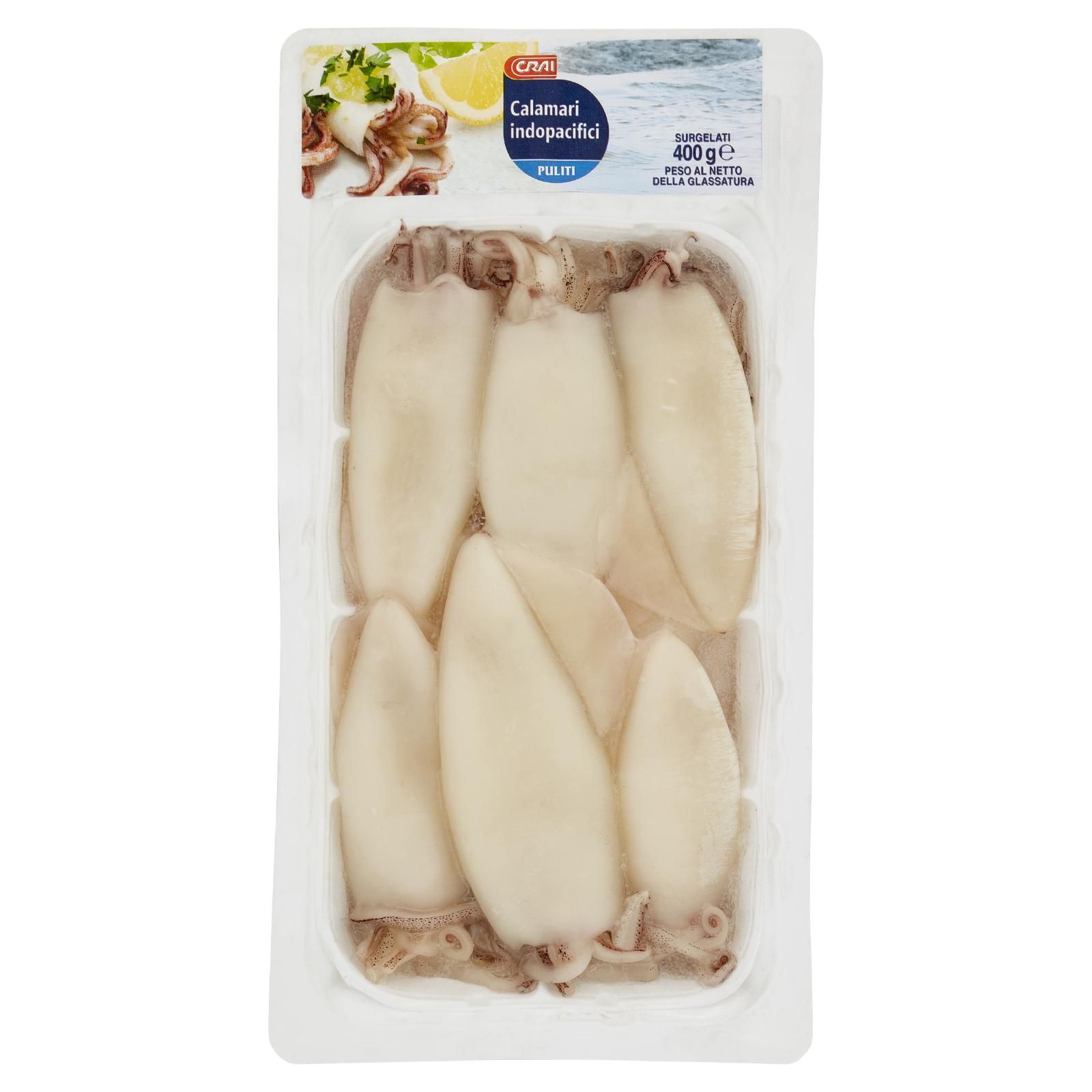 Crai Calamari indopacifici Puliti Surgelati 400 g