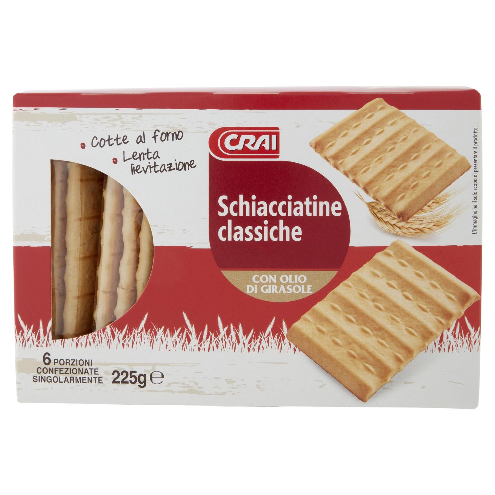 Crai Schiacciatine classiche 6 x 37,5 g