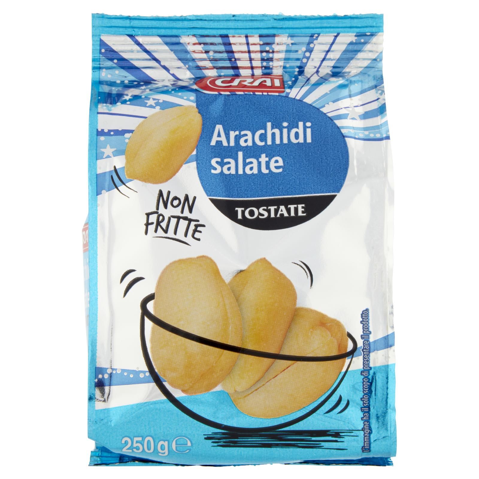 Crai Arachidi salate Tostate 250 g