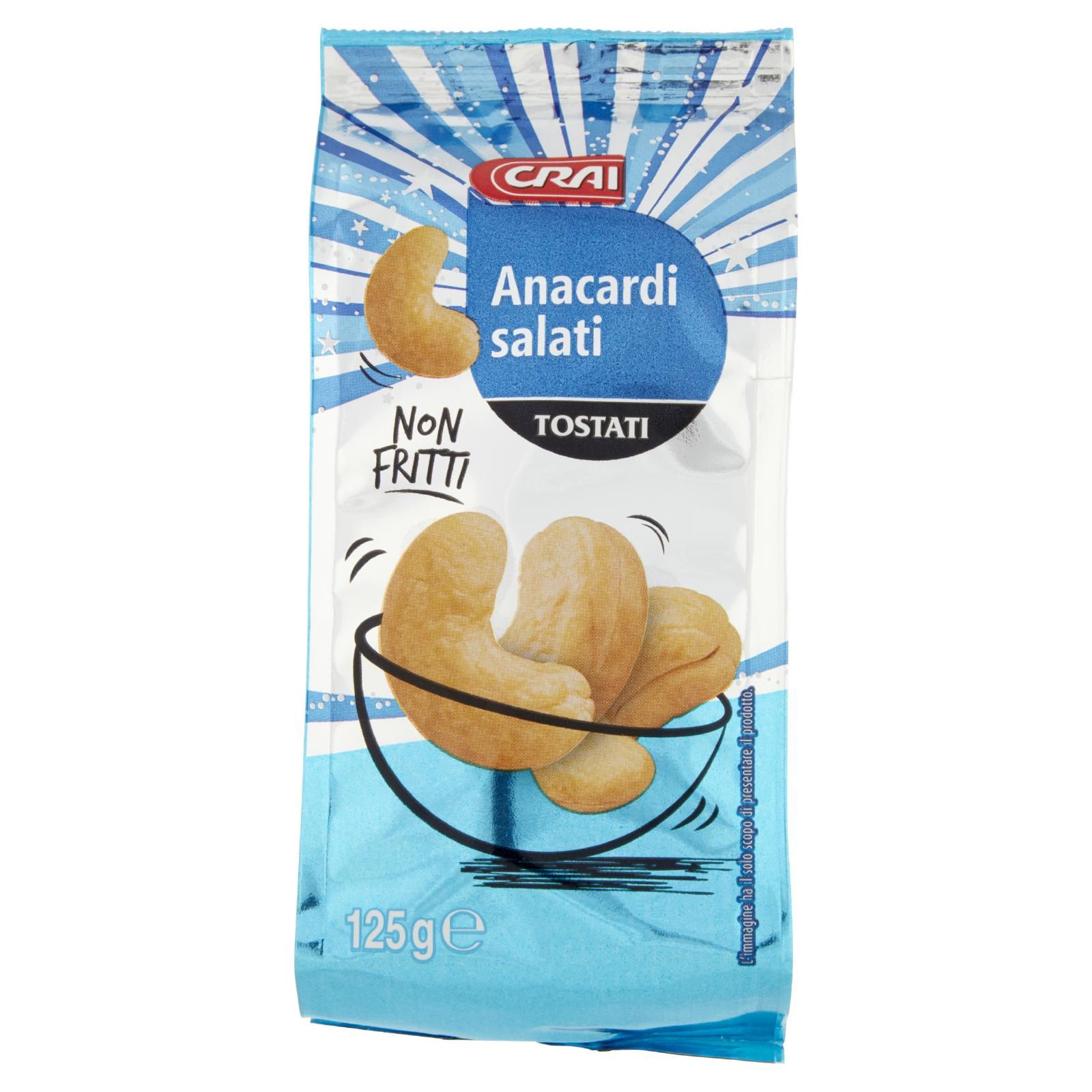 Crai Anacardi salati Tostati 125 g