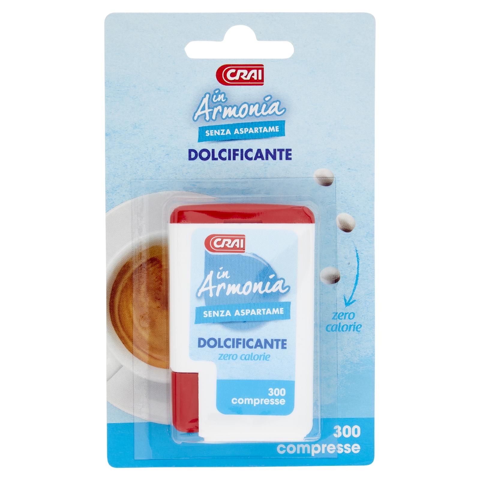 Crai in Armonia Dolcificante Senza Aspartame Compresse 300 x 15 g