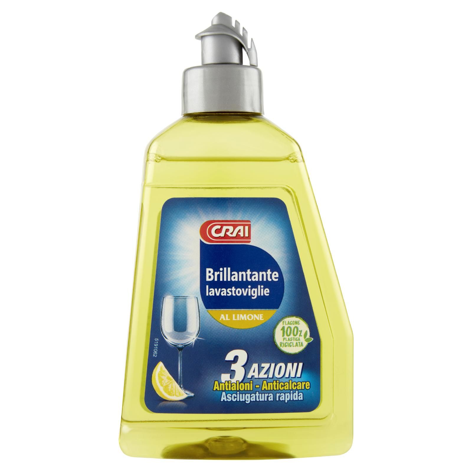 Crai Brillantante lavastoviglie al Limone 250 ml