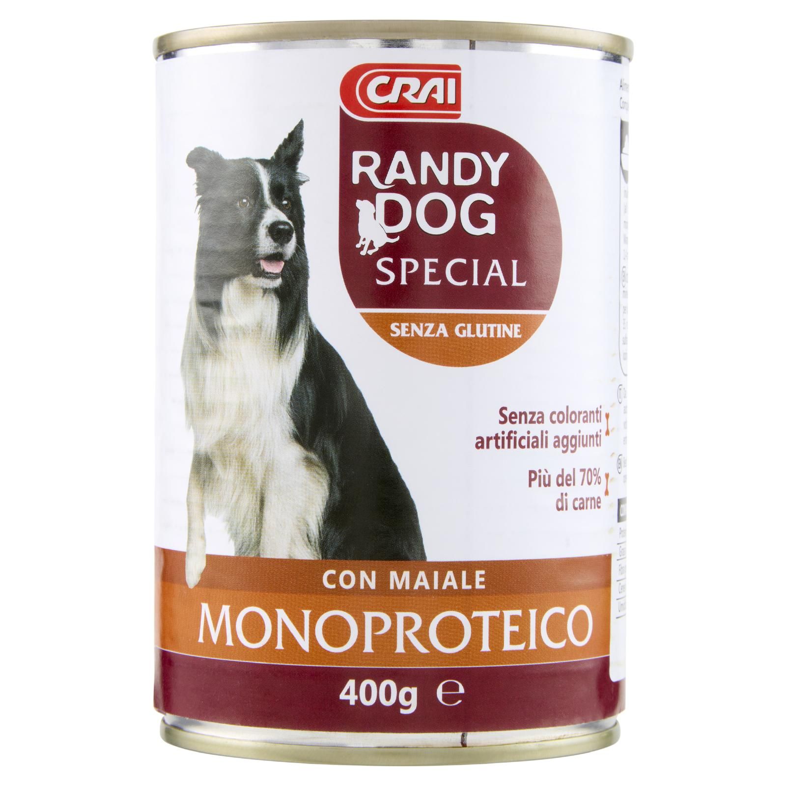 Crai Randy Dog Special con Maiale Monoproteico 400 g
