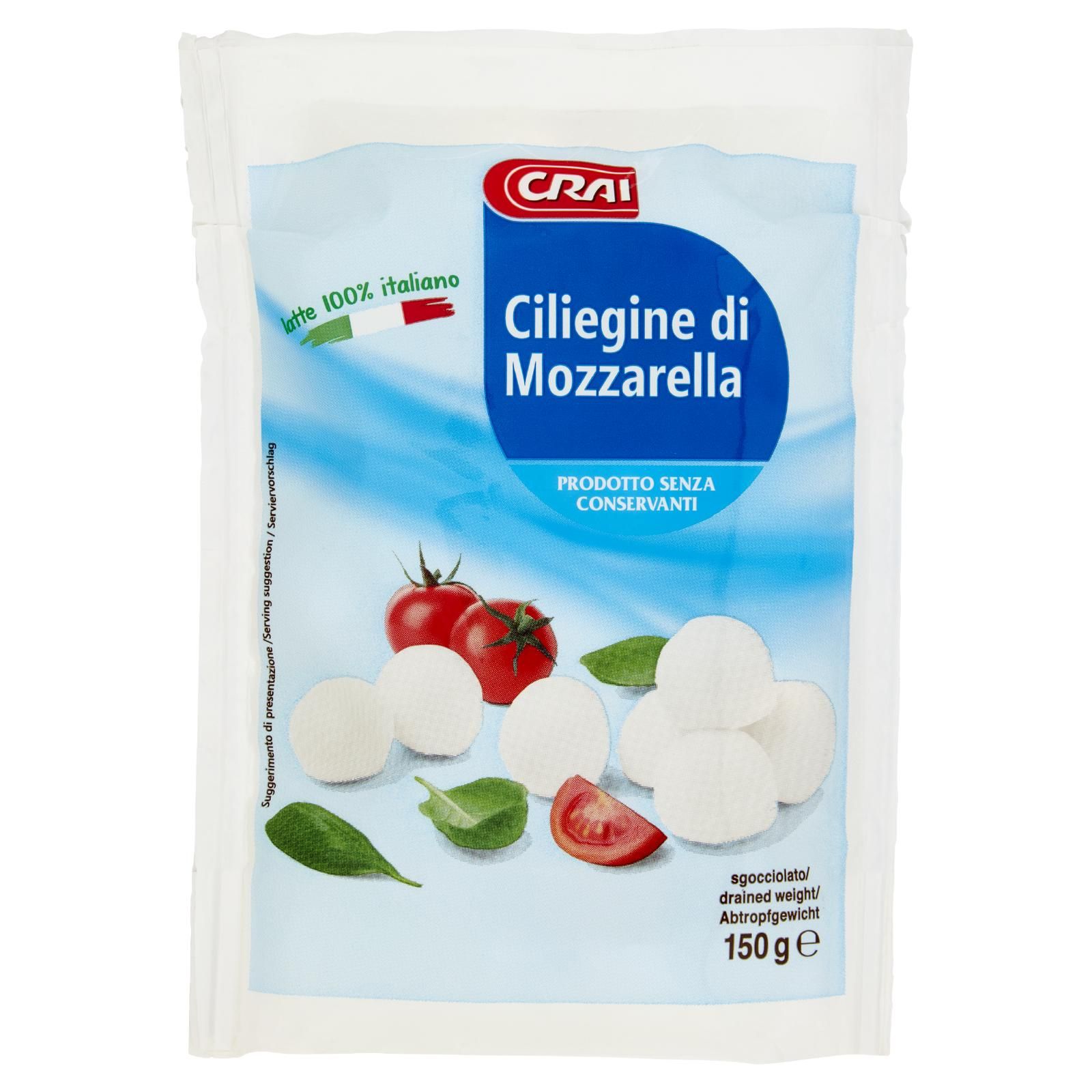 Crai Ciliegine di Mozzarella 150 g