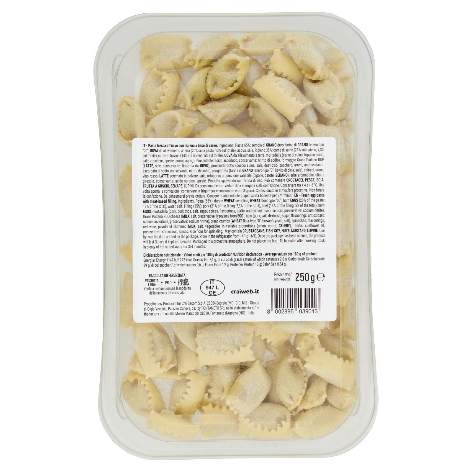 Piaceri Italiani Ravioli Del Plin 250 g
