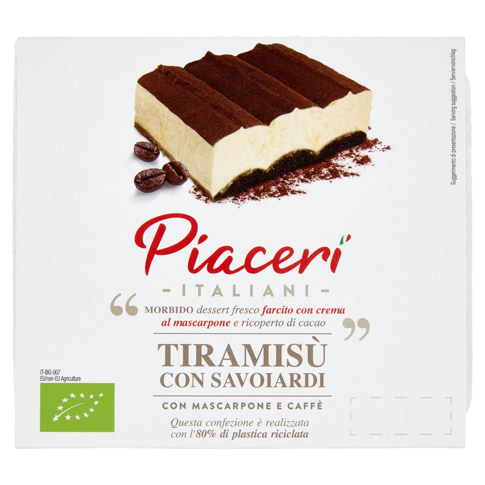 Piaceri Italiani Tiramisù con Savoiardi 300 g