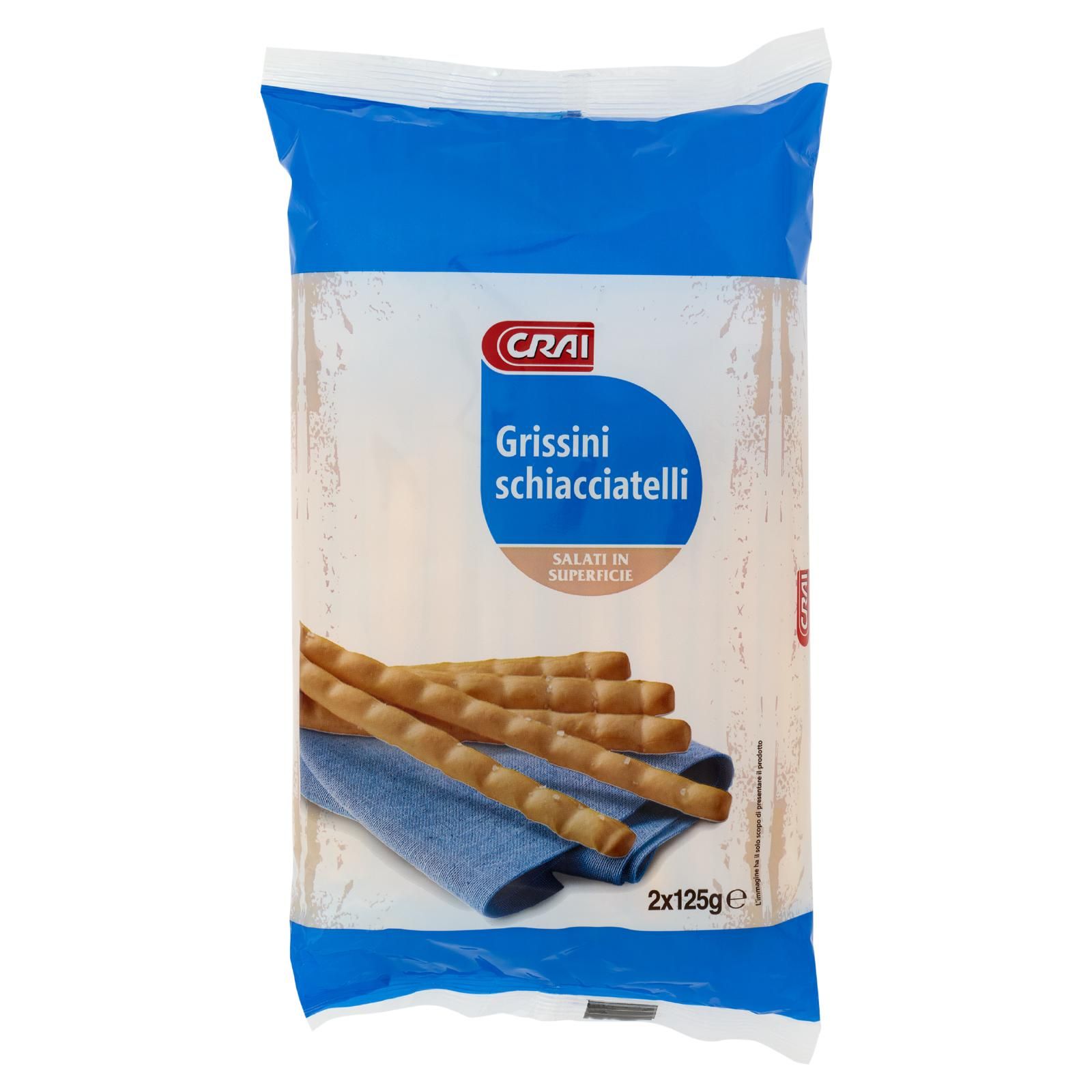 Crai Grissini schiacciatelli 2 x 125 g