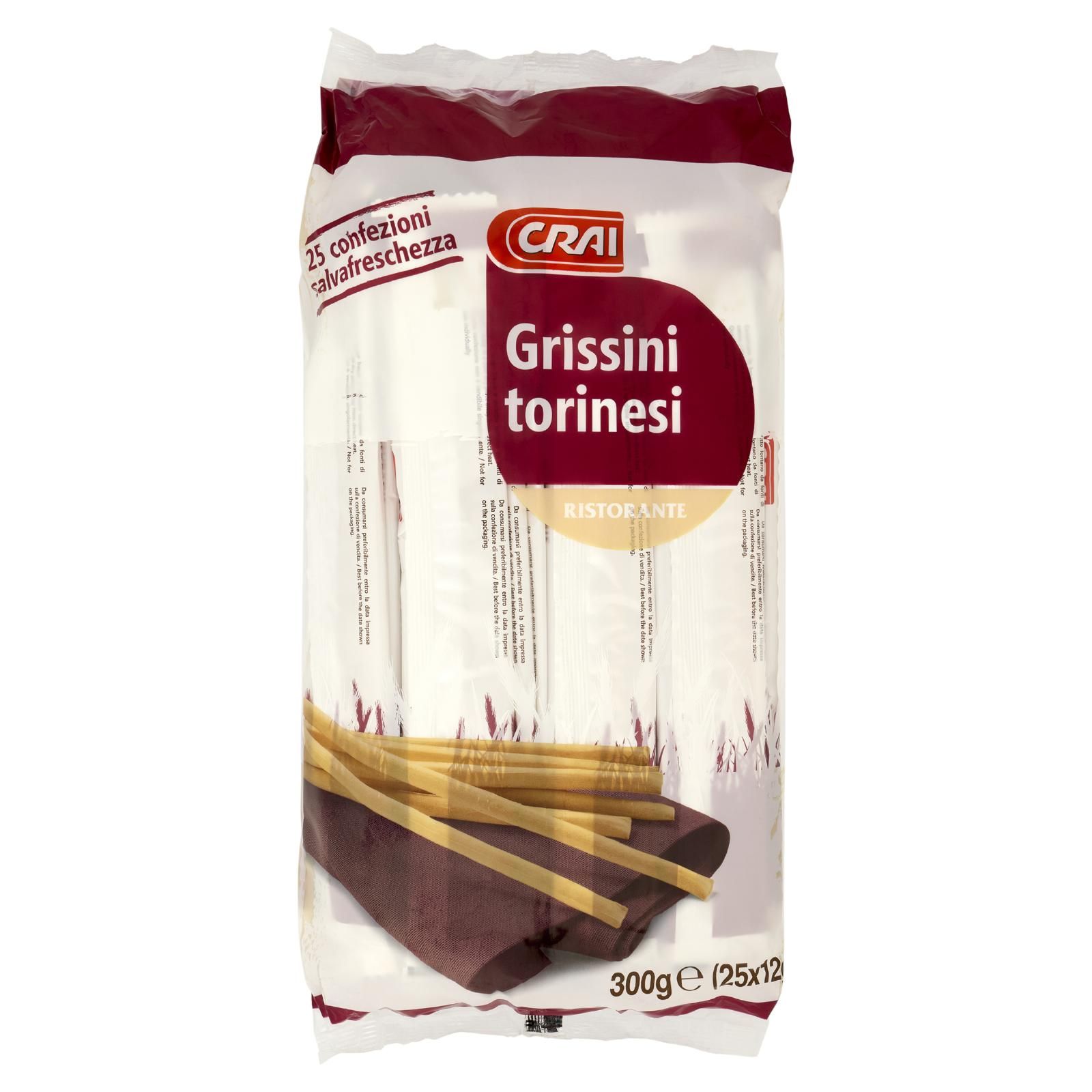 Crai Grissini torinesi 25 x 12 g
