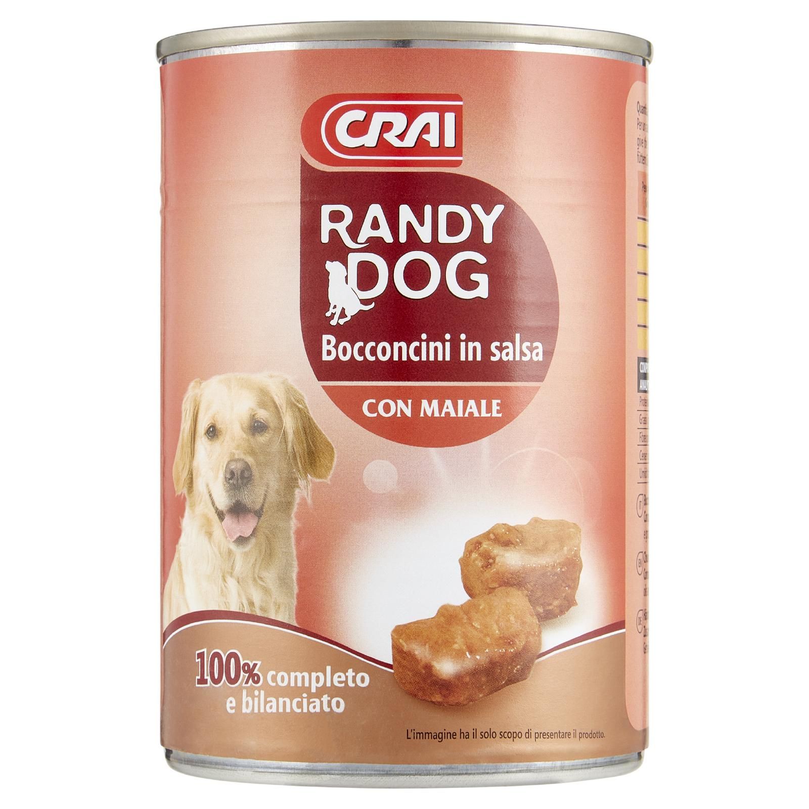 Crai Randy Dog Bocconcini in salsa Con Maiale 400 g