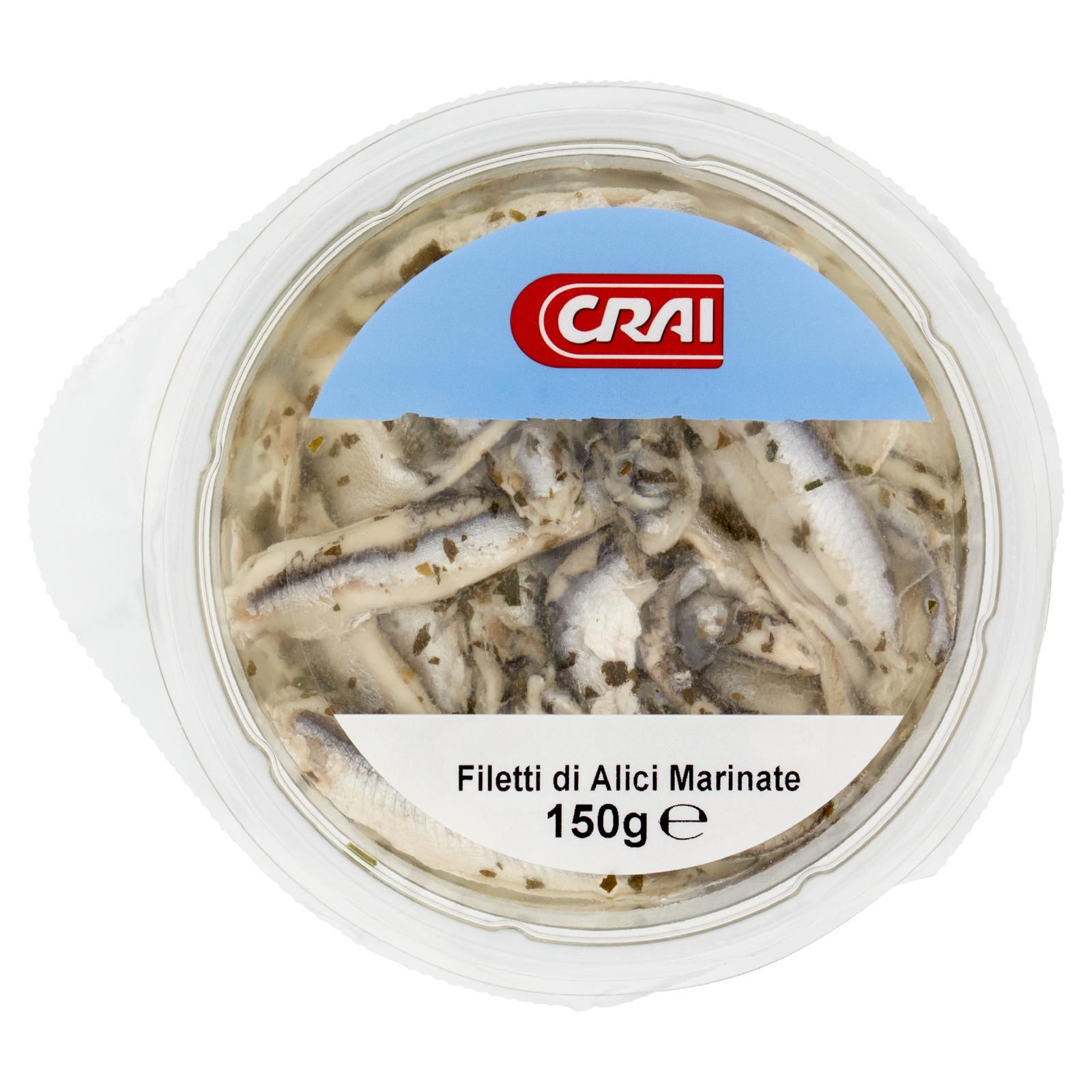 Crai Filetti di Alici Marinate 150 g