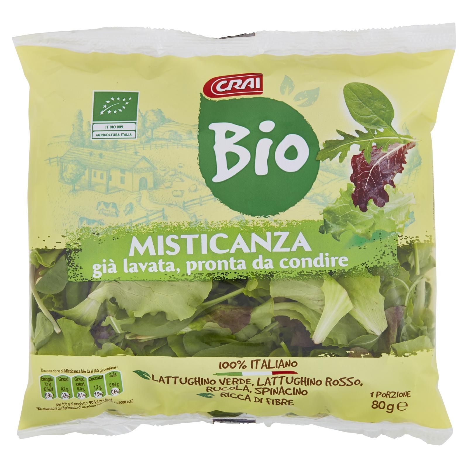 Crai Bio Misticanza 80 g